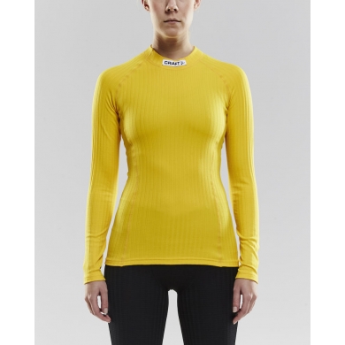 Craft Long Sleeve Progress CN Functional Underwear Yellow Women